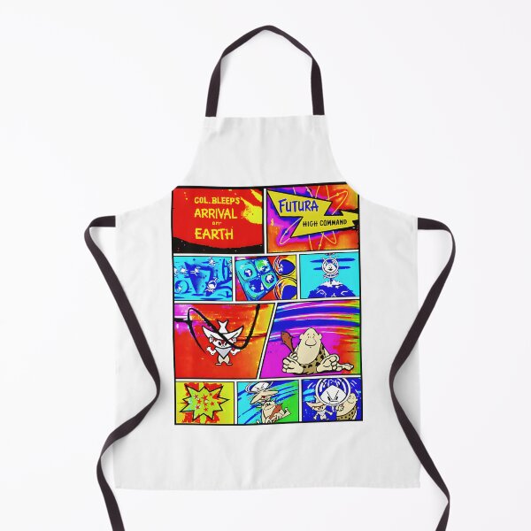 Item preview, If Colonel Bleep Were a Comic Book Character - Retro Futuristic Space Adventure Design designed and sold by Ruben Mora Jimenez.