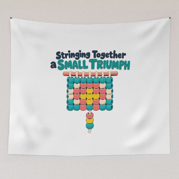 Item preview, Stringing Together a Small Triumph Pony Bead Craft Humor designed and sold by ThreadQuirk.