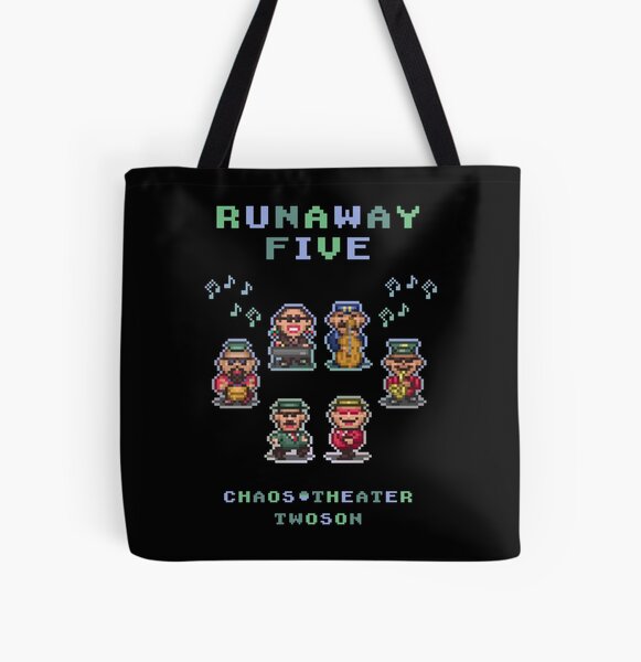Runaway Five All Over Print Tote Bag