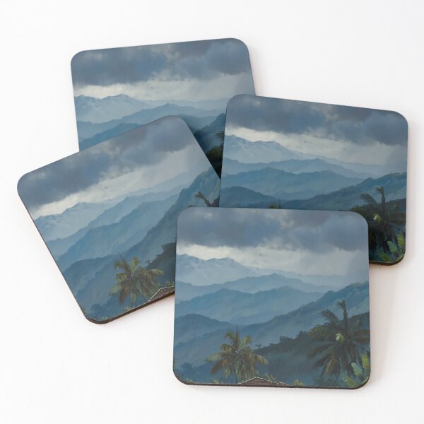 Item preview, Rainy Kerala Hill Village Cottage designed and sold by codex401.