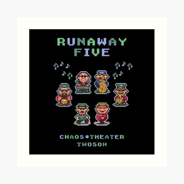 Runaway Five Art Print
