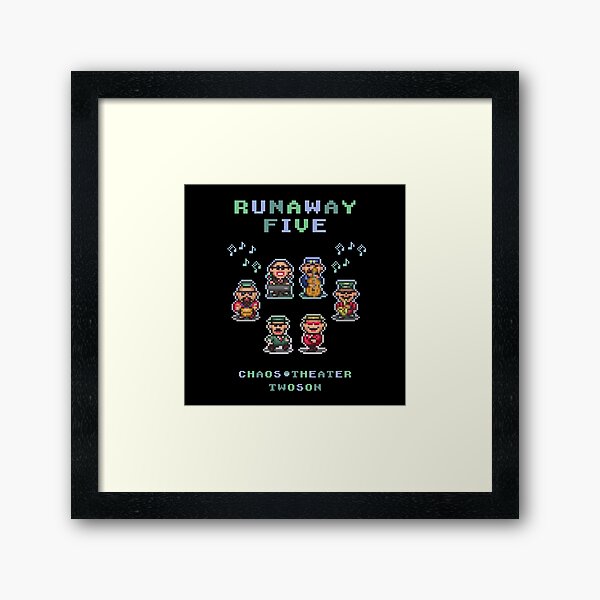 Runaway Five Framed Art Print