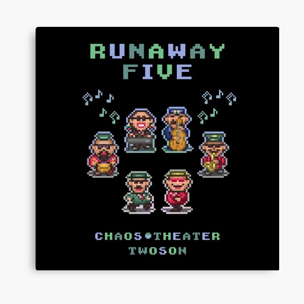 Runaway Five Canvas Print