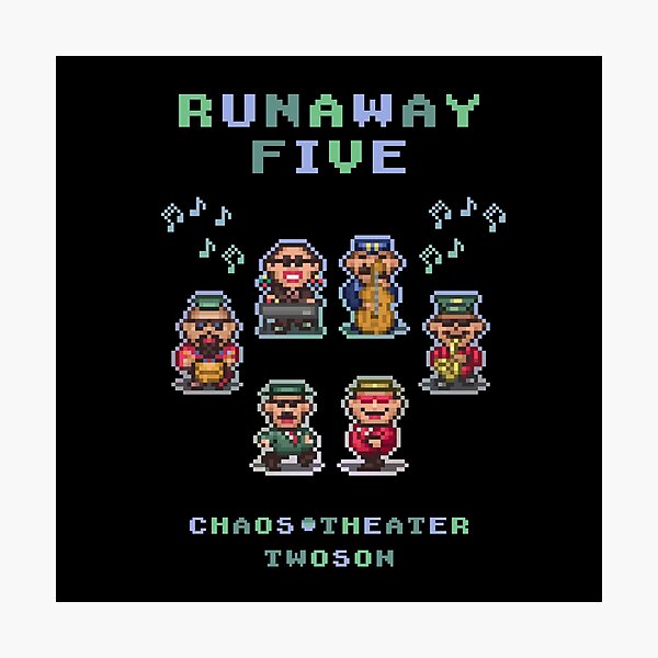 Runaway Five Photographic Print