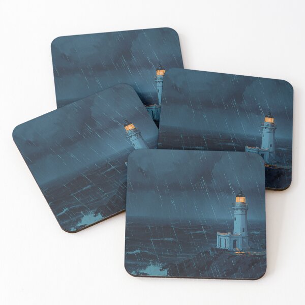 Item preview, Lighthouse on a Stormy Night Sea designed and sold by codex401.