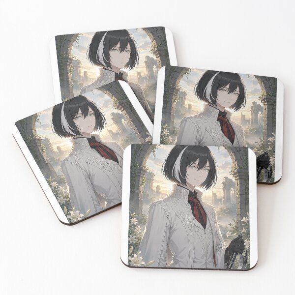 Item preview, Death Tarot Gothic Anime Reaper — Rowan Ash Transformation Art designed and sold by boldbrushstroke.