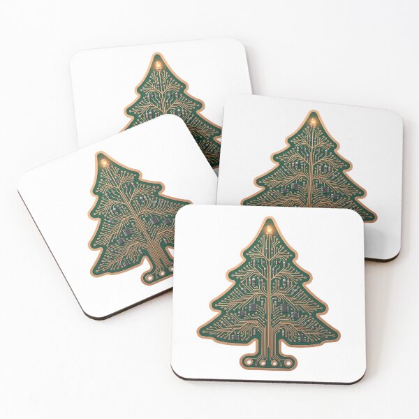 Item preview, Christmas Tree Circuit Board - PCB Art designed and sold by TheCalmEdit.