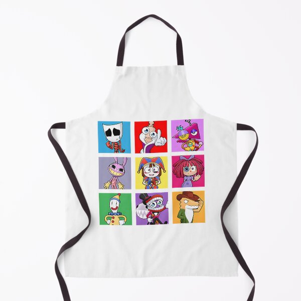 Item preview, Cute Chibi Characters Inspired by Digital Circus Fan Art Illustration designed and sold by Ruben Mora Jimenez.