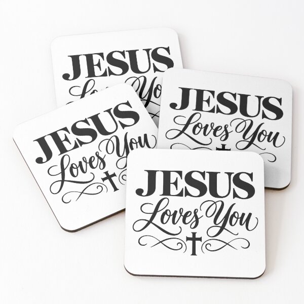 Item preview, jesus loves you cross god designed and sold by OCD_JESSICA.