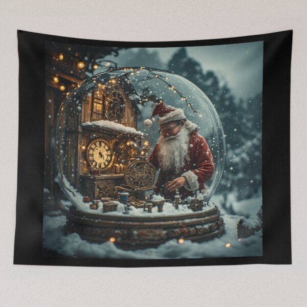Item preview, Christmas Eve with Santa Claus' Workshop designed and sold by meganlaub1.