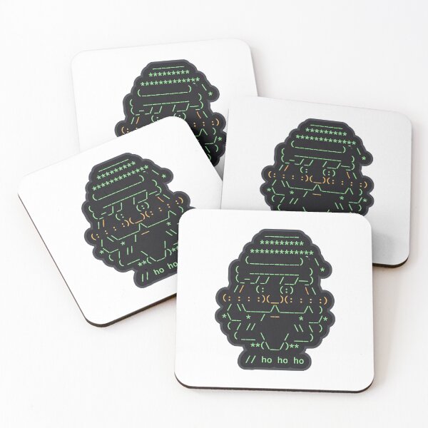 Item preview, ASCII Santa Face - Code Comment Christmas designed and sold by TheCalmEdit.