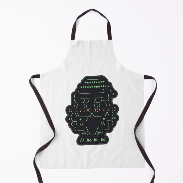 Item preview, ASCII Santa Face - Code Comment Christmas designed and sold by TheCalmEdit.