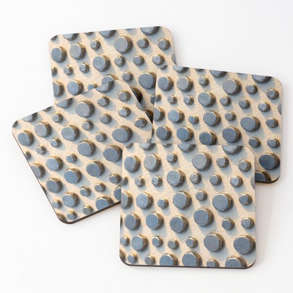 Item preview, Urban Industrial Rivets & Bolts – Abstract Minimalist Pattern designed and sold by Catfcreations.