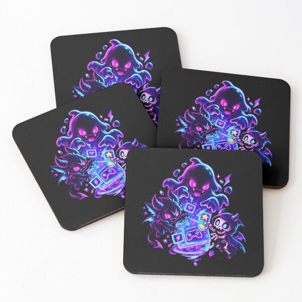 Item preview, Spooky Game Monsters Neon Art designed and sold by Dmo3HarkoArt.