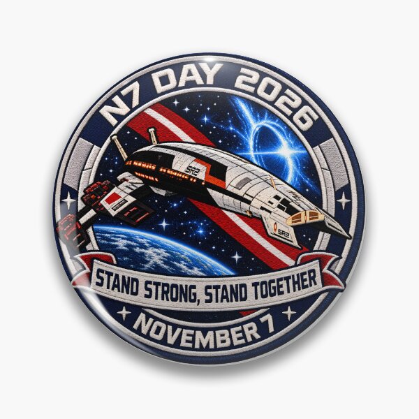 Item preview, N7 Day 2026 Normandy Mission Patch designed and sold by TopSharkArt.