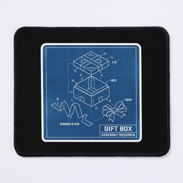 Item preview, Gift Box Assembly Required - Engineering Blueprint designed and sold by TheCalmEdit.