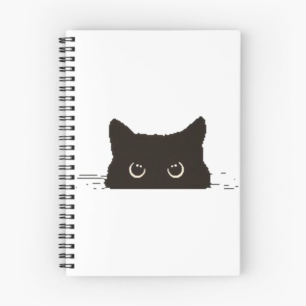Item preview, Adorable Peeking Black Cat Minimalist Kawaii Design for Cat Lovers designed and sold by bourghigsm.