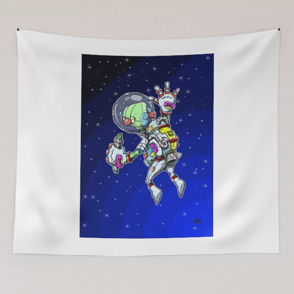 Item preview, Alien Astronaut Exploring Deep Space designed and sold by SandroBetancur.