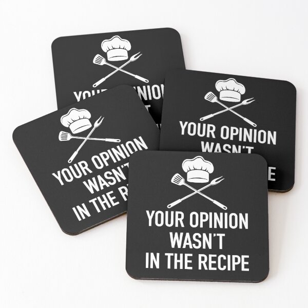 Item preview, Your Opinion Wasnt In The Recipe - Funny Chef Sarcasm Saying designed and sold by zemilrathemi.