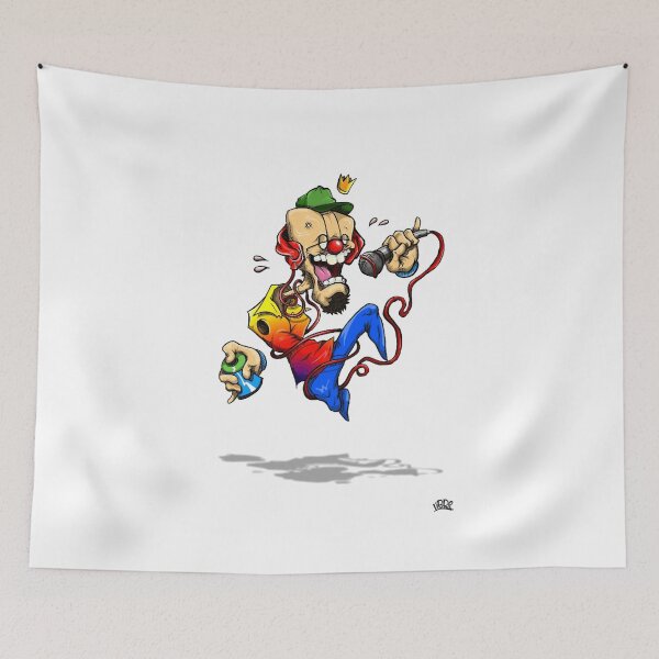 Item preview, Crazy Clown Rapper With Microphone designed and sold by SandroBetancur.