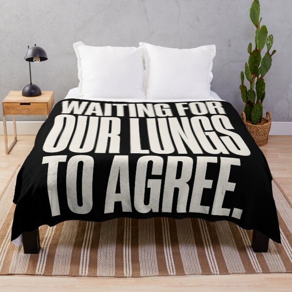 Item preview, Waiting For Our Lungs To Agree Workout Motivation designed and sold by SplashTastic.