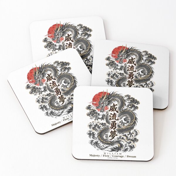 Item preview, Custom Japanese Kanji Name "William"  Art #1 designed and sold by NAMAEJAPAN.