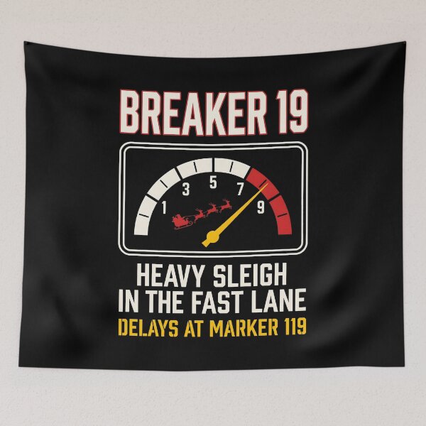 Item preview, Breaker 19 Santa Sleigh Fast Lane CB Radio Christmas designed and sold by SplashTastic.