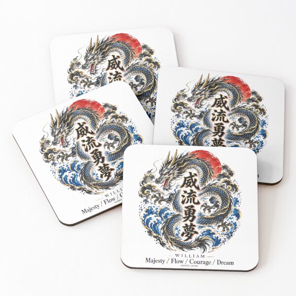 Item preview, Custom Japanese Kanji Name "William"  Art #2 designed and sold by NAMAEJAPAN.