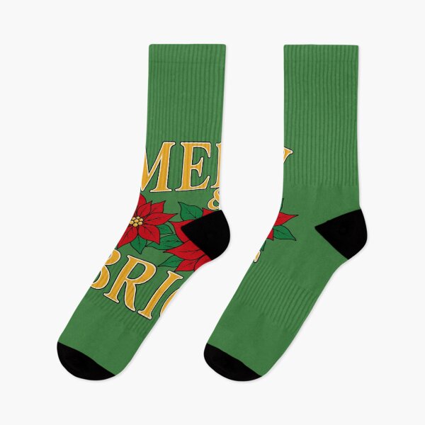 Item preview, Merry and Bright Christmas Poinsettia Flowers designed and sold by docs the icon.