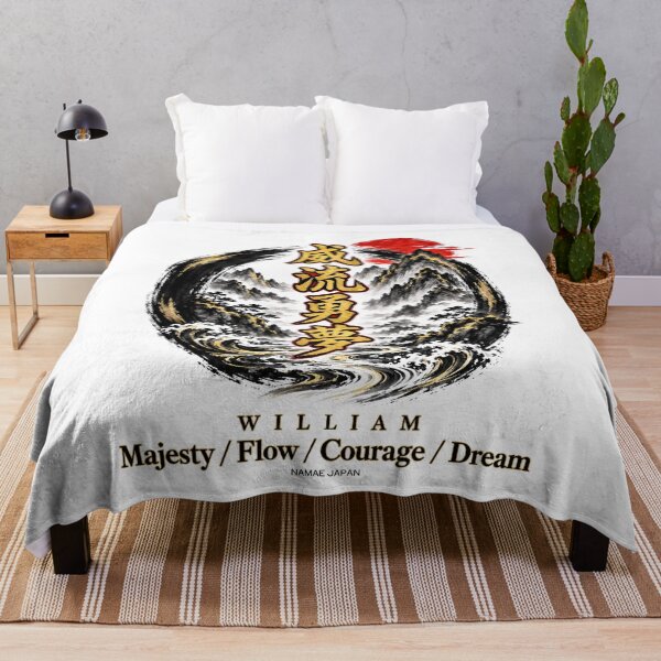 Item preview, Custom Japanese Kanji Name "William" Art #3 designed and sold by NAMAEJAPAN.