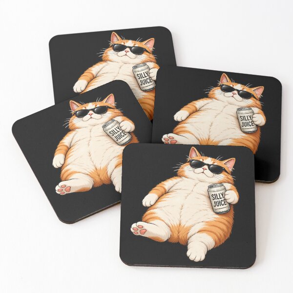 Item preview, Silly Juice Cat Funny Orange Cat designed and sold by TheKingship.