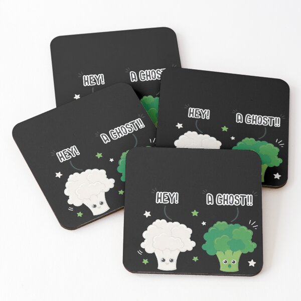 Item preview, Hey Ghost Cauliflower Broccoli Joke  designed and sold by robendong55.