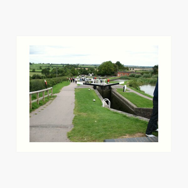 Foxton Locks, Leicestershire (5131) Art Print