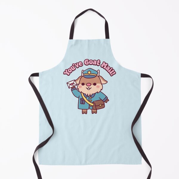 Item preview, Cute Goat Postman - You've Goat Mail Pun designed and sold by rustydoodle.