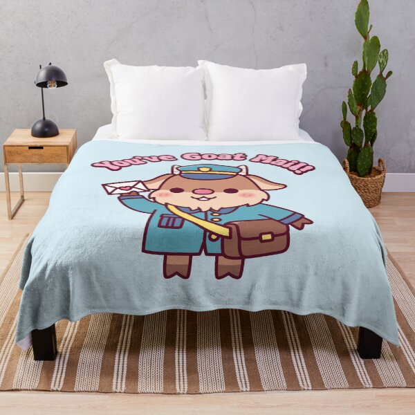 Item preview, Cute Goat Postman - You've Goat Mail Pun designed and sold by rustydoodle.