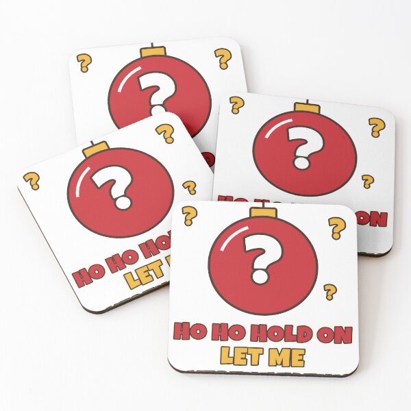 Item preview, Ho Ho Hold On Let Me Overthink This Funny Christmas Overthinker designed and sold by Bornprints.