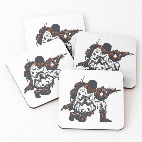 Item preview, arc raiders pve test — Negative-space silhouette designed and sold by DigitalGraphic1.