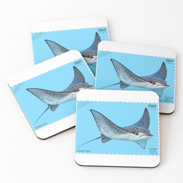 Item preview, EAGLE RAY - STAMP designed and sold by Looplk.