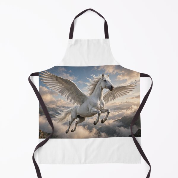 Item preview, White Winged Horse Flying Over the Mountains at Sunrise designed and sold by Stevercortinas.