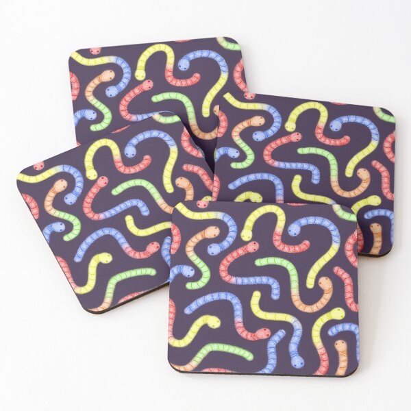 Item preview, Gummy Worms Wiggling Around designed and sold by Blossomlilmoon.