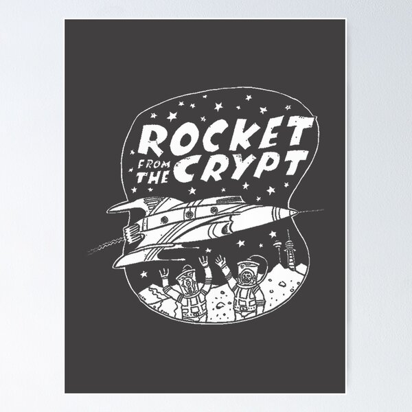 Item preview, Vintage Rocket Illustration with Cryptic Design Elements designed and sold by BetwentUS.