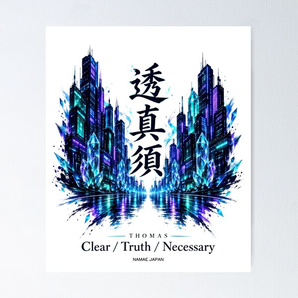 Item preview, Custom Japanese Kanji Name "Thomas"  Art #5 designed and sold by NAMAEJAPAN.