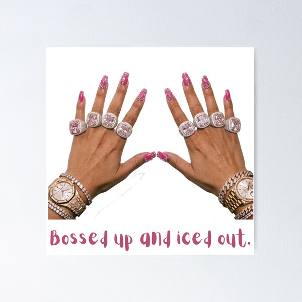 Item preview, Bossed Up and Iced Out designed and sold by Shakira & Sahir Press Alliance.