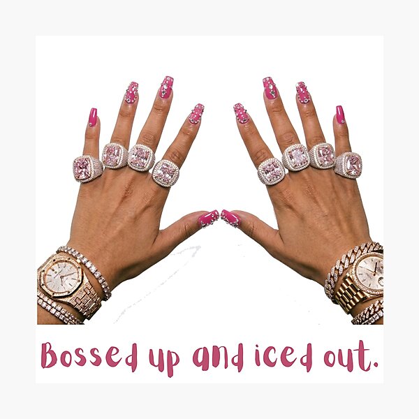 Item preview, Bossed Up and Iced Out designed and sold by Shakira & Sahir Press Alliance.