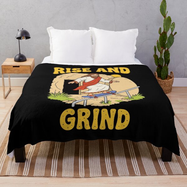 Item preview, Jesus Rise And Grind Skateboard designed and sold by Adebucat.