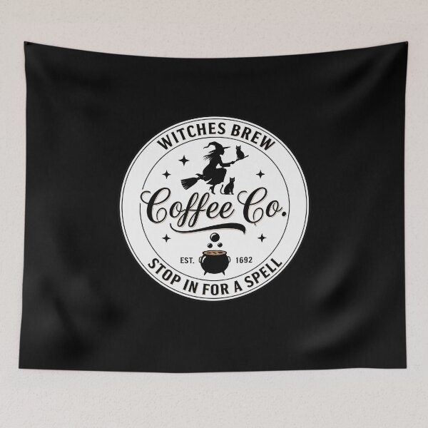 Item preview, Witches Brew Coffee Co. Vintage Emblem designed and sold by OlyvieArt.