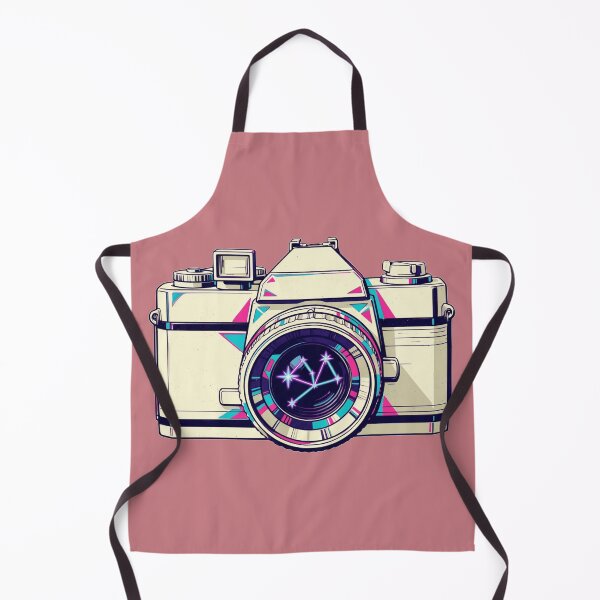 Item preview, Retro 35mm SLR Camera Constellation Lens Synthwave Design designed and sold by KungPowUnicorn.