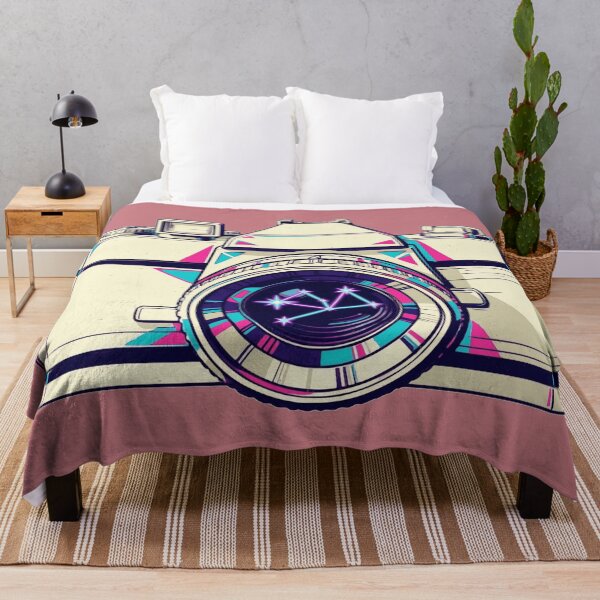 Item preview, Retro 35mm SLR Camera Constellation Lens Synthwave Design designed and sold by KungPowUnicorn.