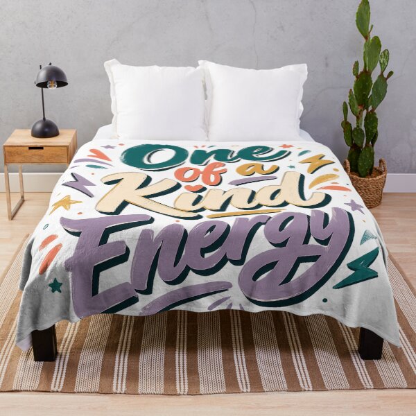 Item preview, One of a Kind Energy Positive Vibes Inspirational Colorful Typography Art designed and sold by inkoutninja.