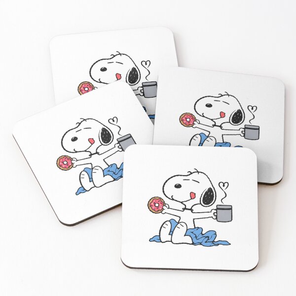 Item preview, Donut Coffee Snoopy designed and sold by carrollriddle.